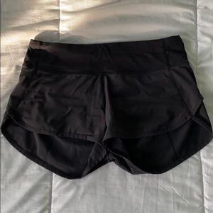 Lululemon speed up shorts size 2